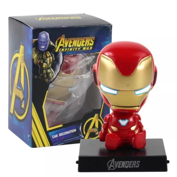 

Unik Pajangan Mobil Bobble Head Cute Marvel Avengers ironman Kepala Pegas Murah