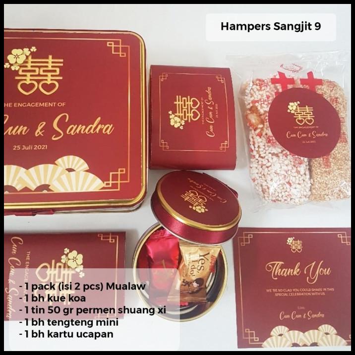 

Hampers Sangjit 9 Paket Engagement / Teapai / Weddding Souvenir