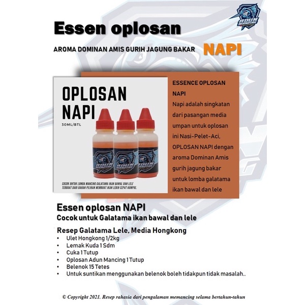 Jual Essen Oplosan Napi 30ml Cocok Untuk Berbagai Jenis Galatama Galapungan Ikan Mas Indonesia Shopee Indonesia