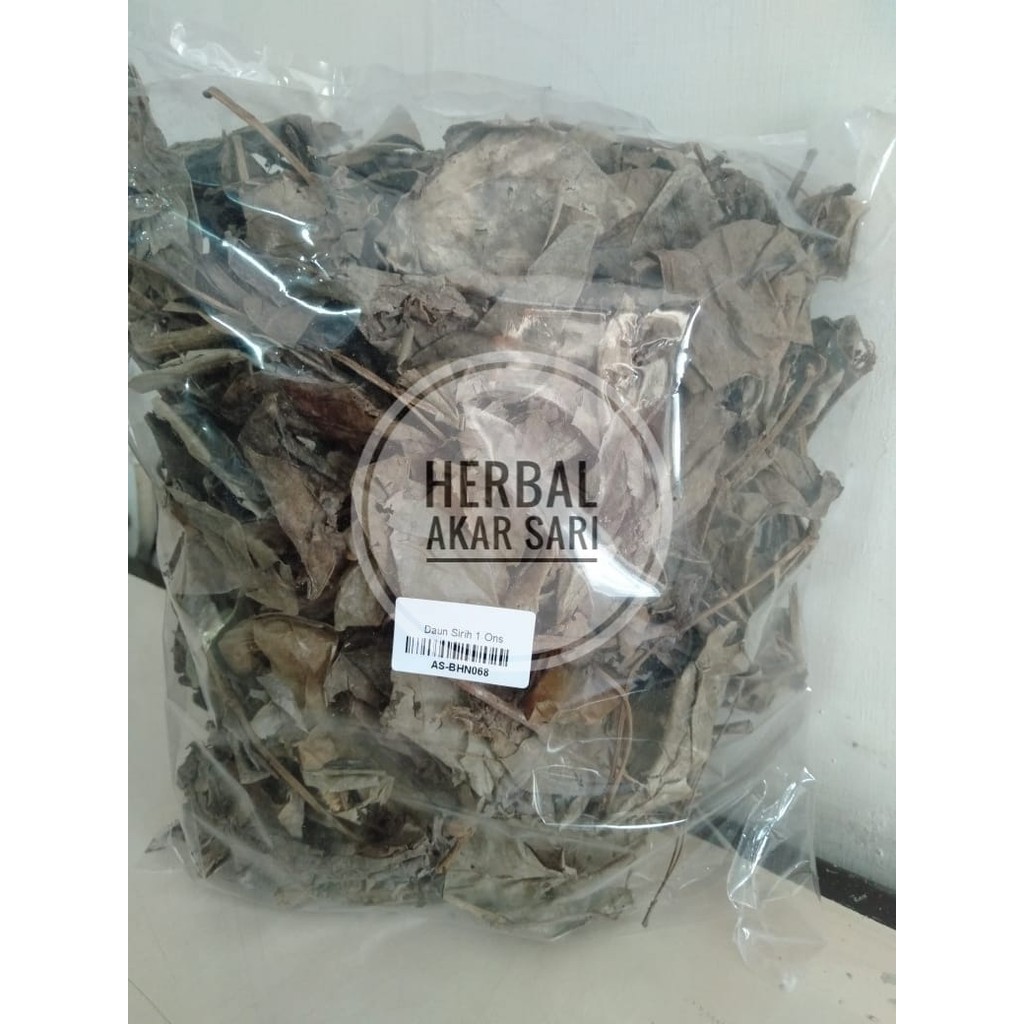 

Akar Sari - Daun Sirih Kering 100 Gram - Sebagai Antiseptik Alami