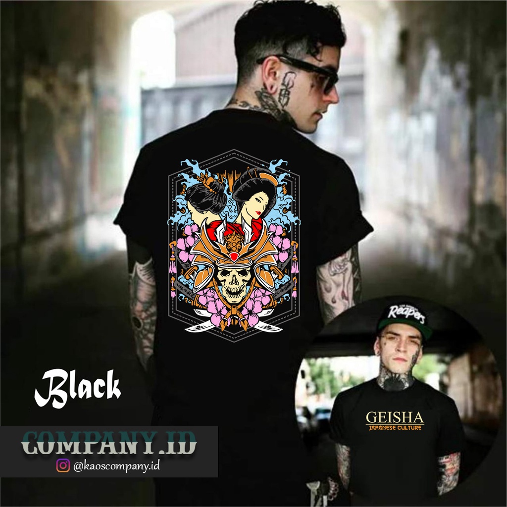 TSHIRT - GEISHA - PROMO KAOS DISTRO - KAOS JEPANG - KAOS SUKAJAN - KAOS SAMURAI - KAOS ANAK - KAOS C