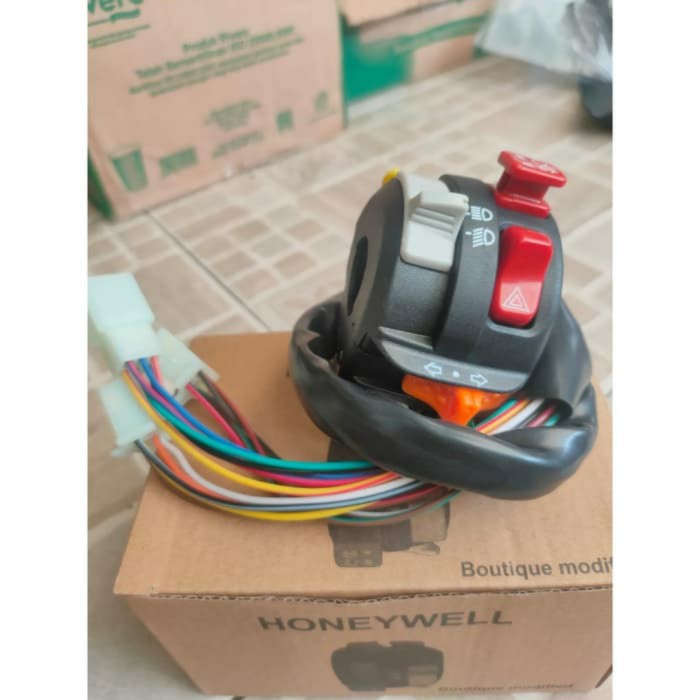 Saklar Sakelar Kiri Honeywell Aksesoris Variasi Motor Universal Nmax Pcx Adv Aerox Vixion Ninja CBR