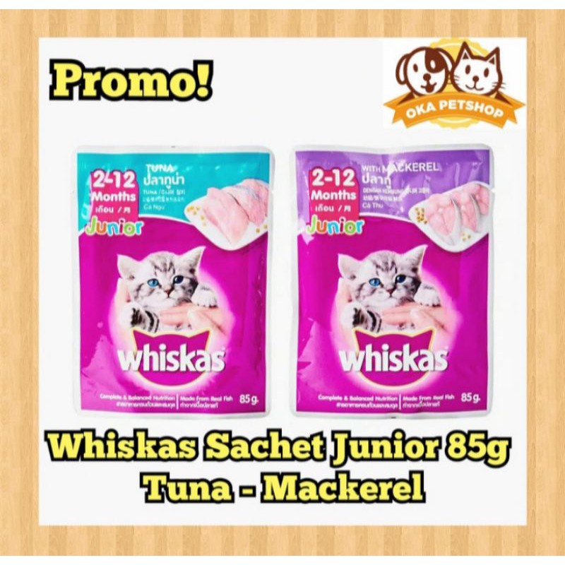 whiskas sachet junior 85gr