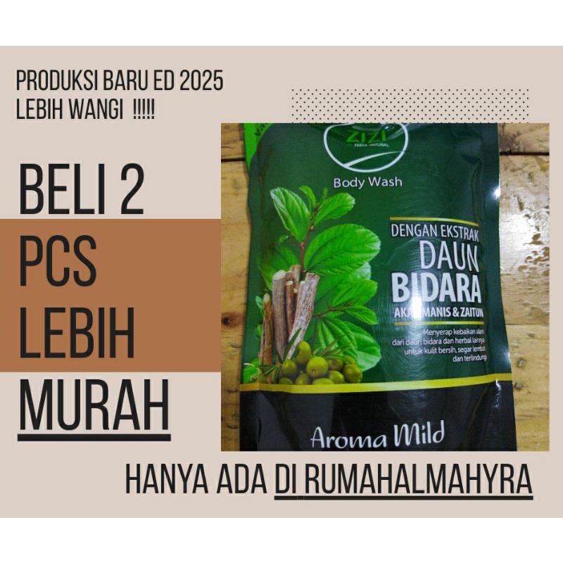 Sabun Zizi/sabun mandi extrak Daun Bidara/Zizi bodywash 450ml