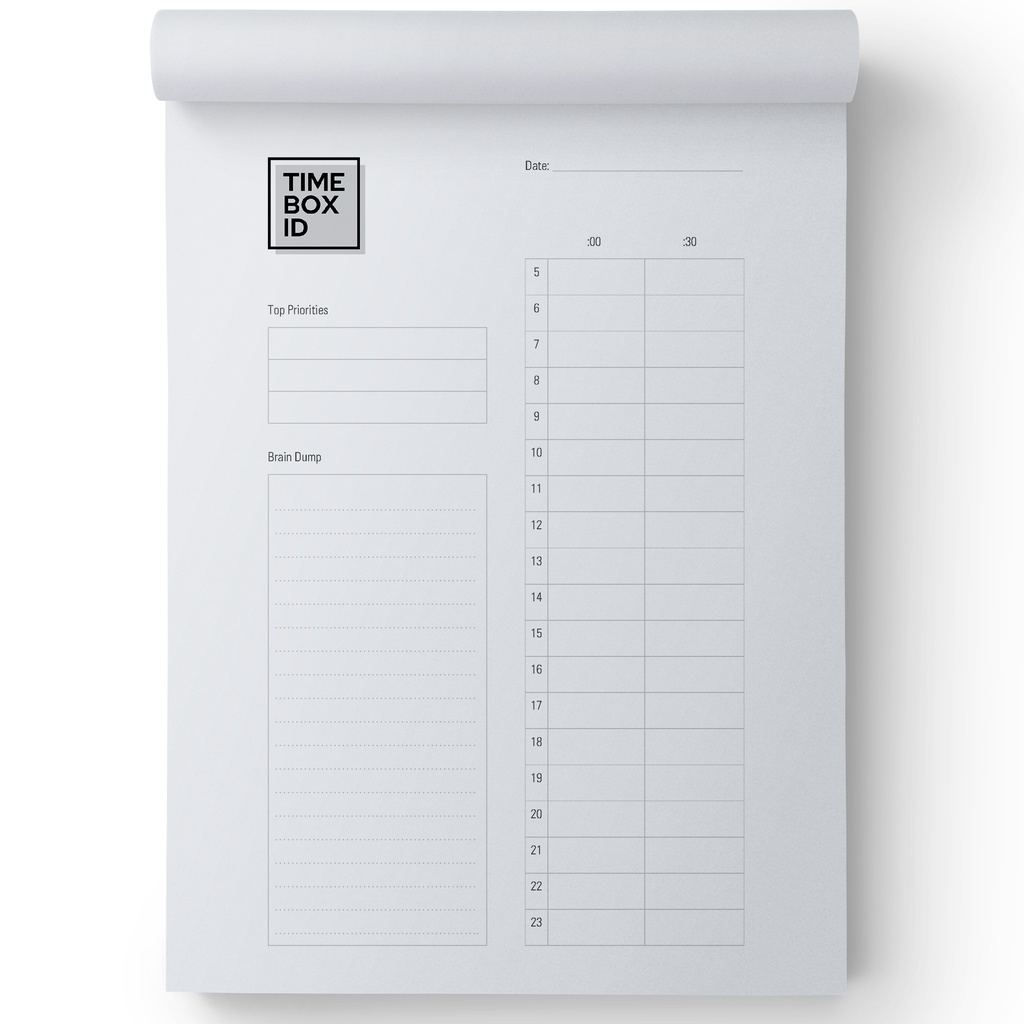 

TimeBox Daily Planner Productivity To Do List Produktivitas Agile