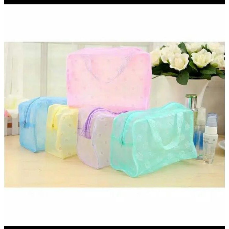 tas kosmetik transparan