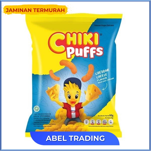 

CHIKI PUFF CHEDDAR CHEESE 60 GR