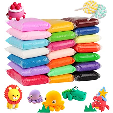 Clay Polymer Mainan Anak (12 pcs) Edukasi SLIME Clay Dough Colour Play