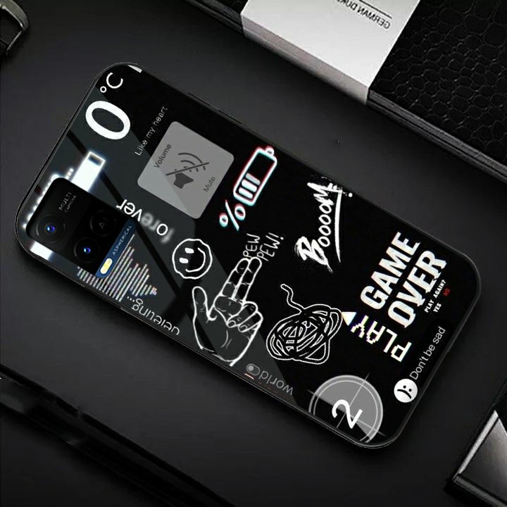 [G132] Softcase Kaca Vivo Y21A Y21T Y21 Y21S Y33S Y33T - Softcase Mirror - Softcase Kaca - Case Vivo
