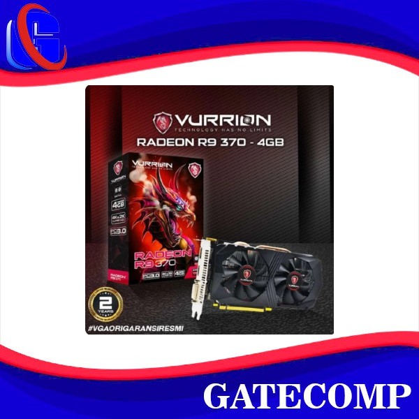 VGA RADEON  VURRION R9 370 DDR5 4GB 256 BIT