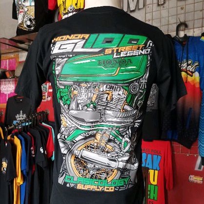 Kaos GL100 street legend free stiker