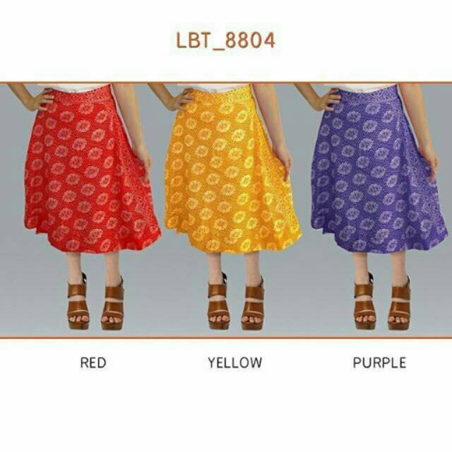 Lovelybutik Rok Batik Wanita Modern | Rok Lilit Batik | Rok Midi Skirt Wanita Korea Wind4 Rok Batik