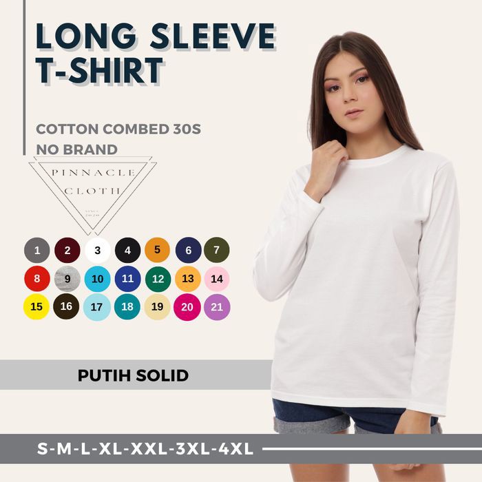 Kaos Polos Wanita Cotton Combed 30s / Baju Wanita Polos Cotton Combed30s