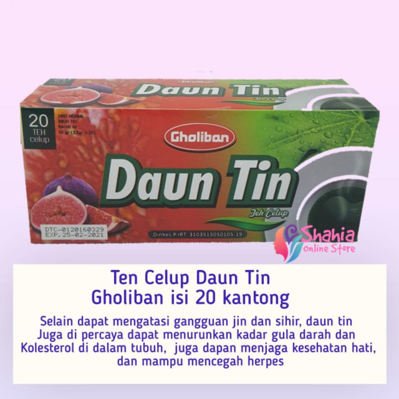 

TEH DAUN TIN GHOLIBAN ISI 20 KANTONG