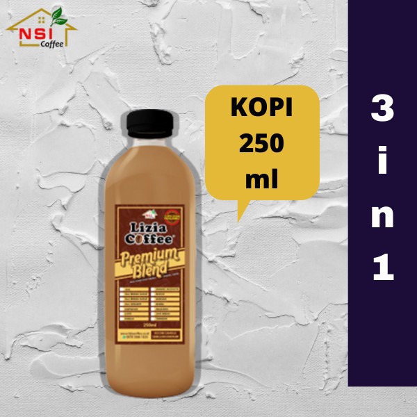 

3 in 1 Coffee Kopi 3 in 1 Lizia Coffee 250 ml