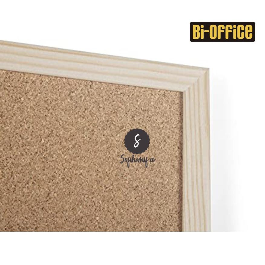 

SEJ Bi-Office Cork board 60 x 45 cm (papan tempel) Best Produk