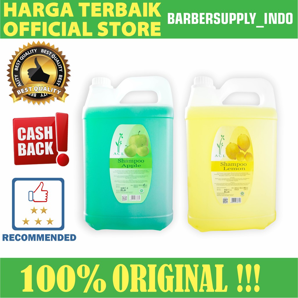 ACL SHAMPO BARBER SALON SPA DIRIGEN 5 LITER / SHAMPOO AROMATIC MURAH