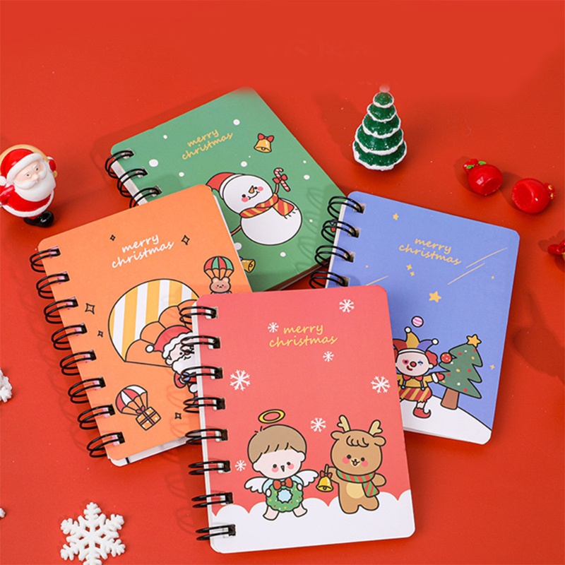 Zzz Buku Notebook / Catatan / Diary Mini Portable Seri Natal Untuk Sekolah / Kantor