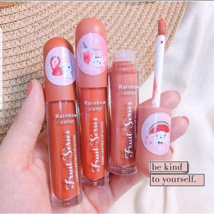 KISS BEAUTY LIPCREAM  FRUIT SERIES