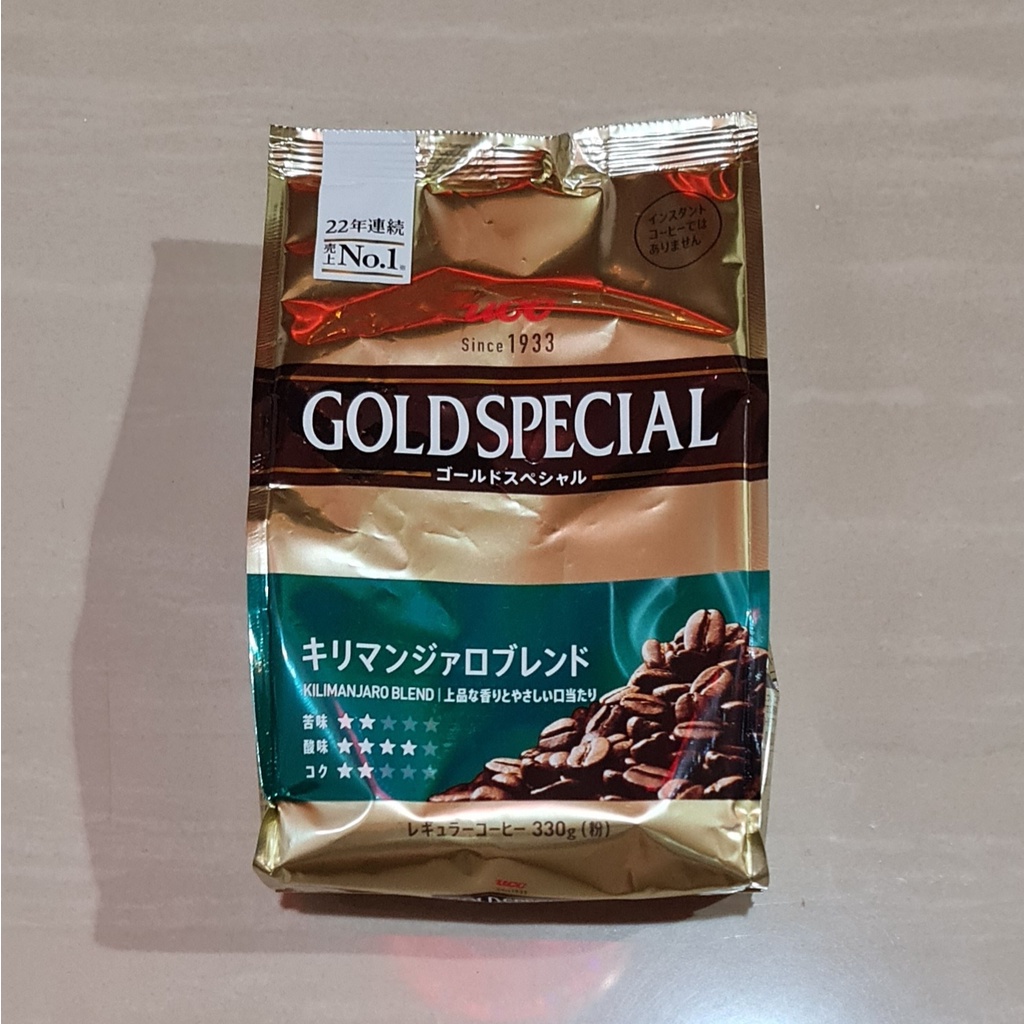 UCC Ueshima Gold Special KIlimanjaro Blend Ground Coffee 330 Gram