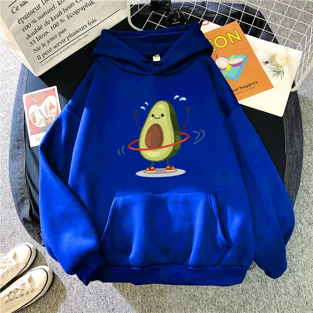 Sweater Hoodie Avocado Wanita Kekinian Hoodie Oversize Wanita Korean Style Bahan Tebal Hoodie Cewek Kekinian Korea Oversize Sweater Wanita Jumbo Xxl Tebal Import Hoodie Wanita Polos Tebal Ori Premium Hoodie Zipper Polos Resleting Sleting Oversize XXL