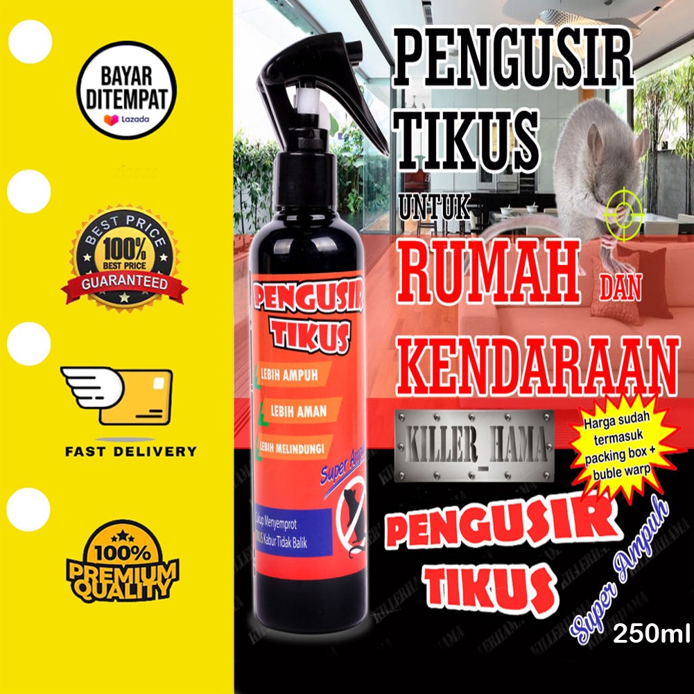 [BISA COD] Pengusir Tikus 250ml Rat Repellent parfum Tikus Anti Spray pembasmi rodent semprot semprotan