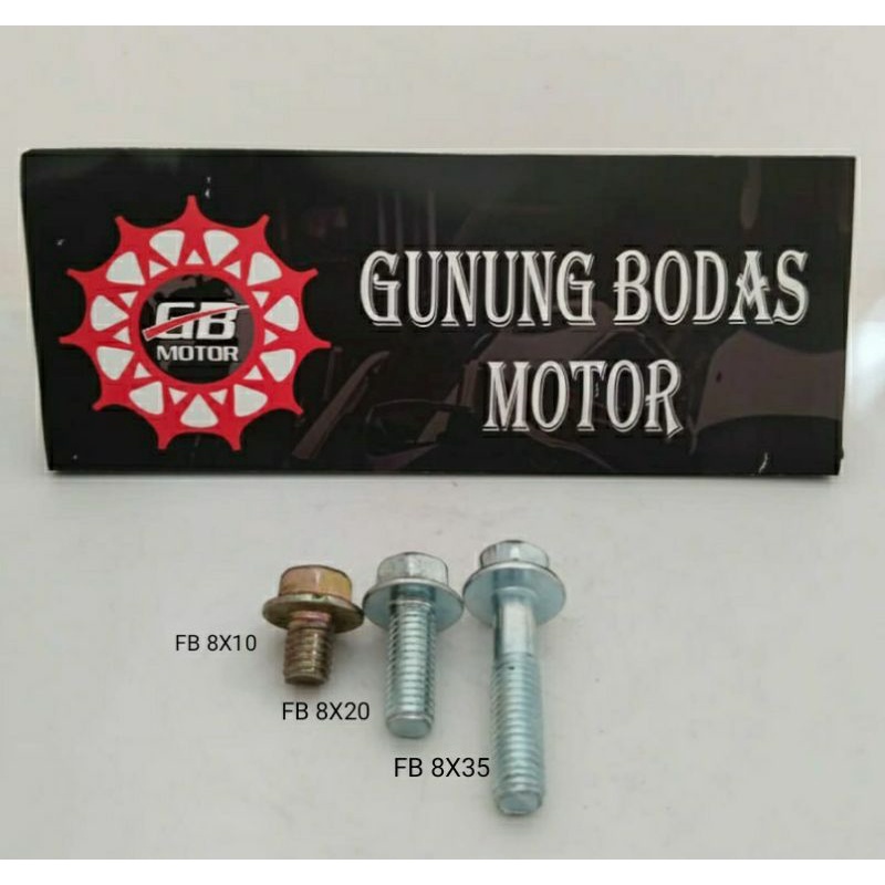 FLANGE BOLT M8 BAUT FLANGE 8