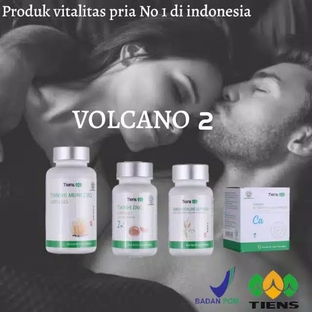 Paket Volcano 2 Strongman Tiens Muncord Vitaline Zinc NHCP Tianshi