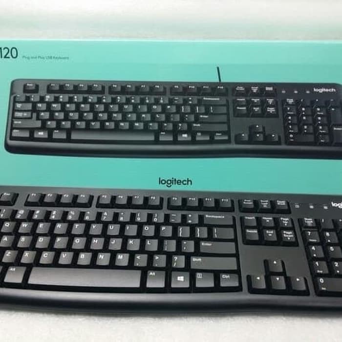 Logitech Keyboard USB K120 Original - Keyboard Logitech K120 Wired