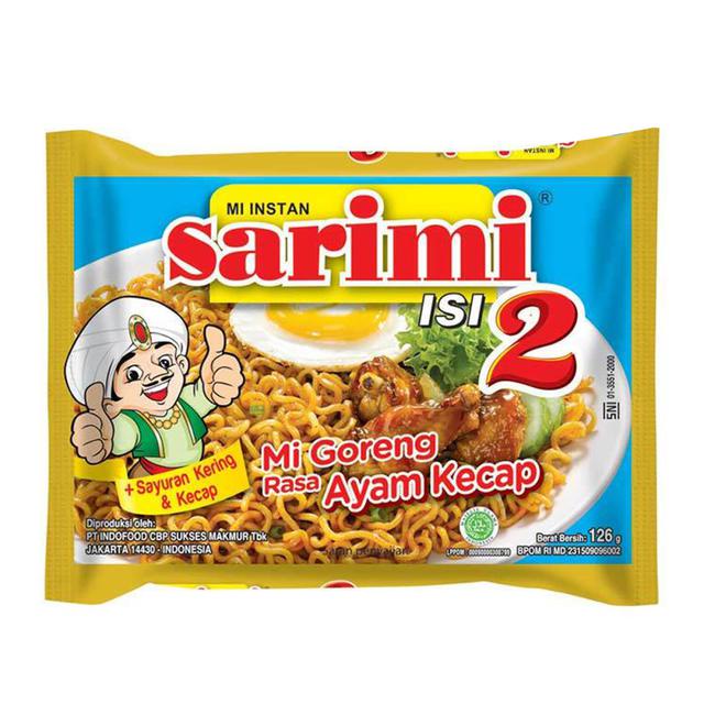 

Sarimi Goreng isi 2 Rasa Ayam Kecap 126g