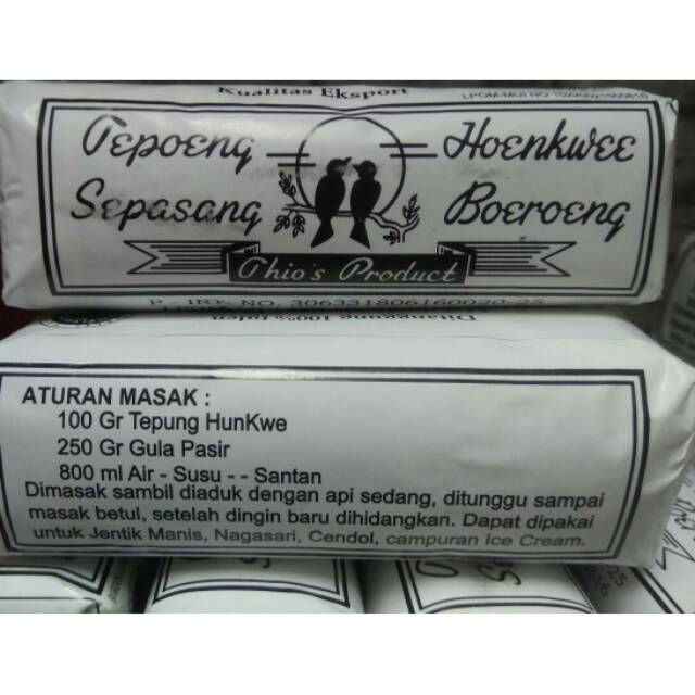 

Tepung hun Kwee cap SEPASANG BURUNG 100gr/ tepung hunkue
