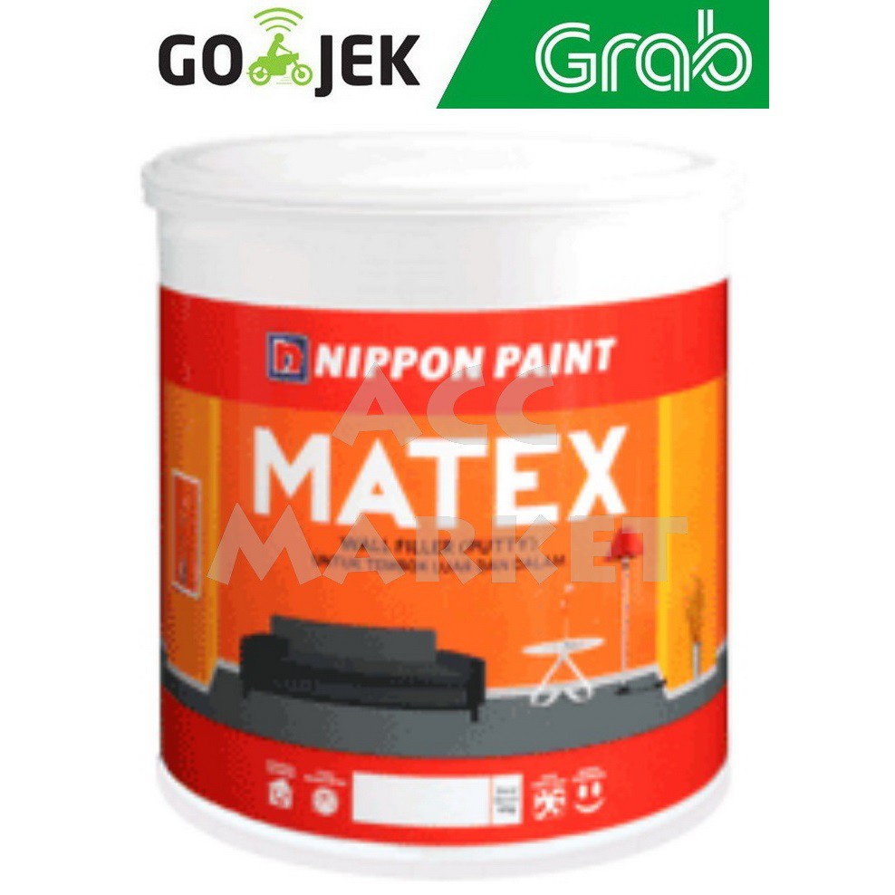 GOJEK Plamir Dempul Tembok MATEX NIPPON 4 Kg Wall Filler