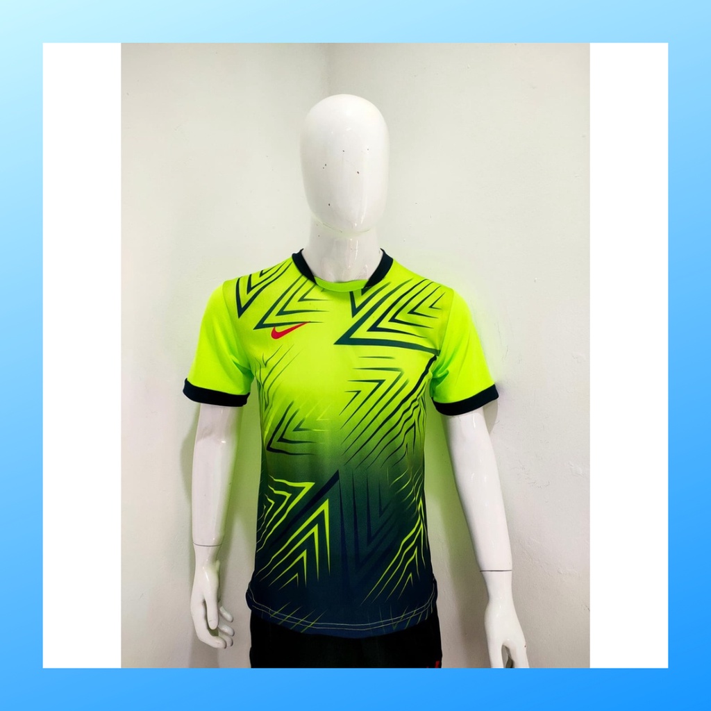 jersey futsal pria kaos sepak bola club baju atasan wanita dewasa t-shirt seragam custom jersy outfit klub olahraga gym kostum jogging jarsey soccer pakaian fitness oblong sports suit apparel NK160 stabilo