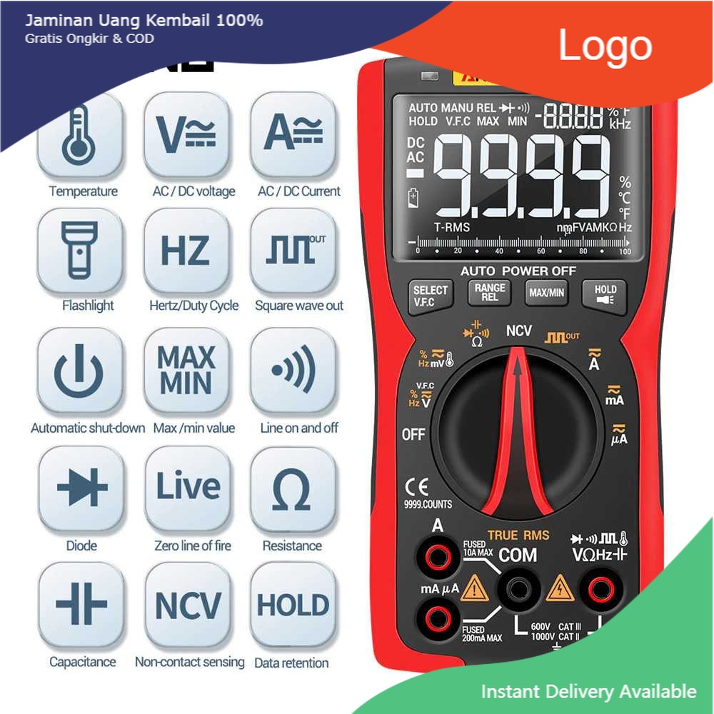 ANENG Digital Multimeter Voltage Tester - Q10