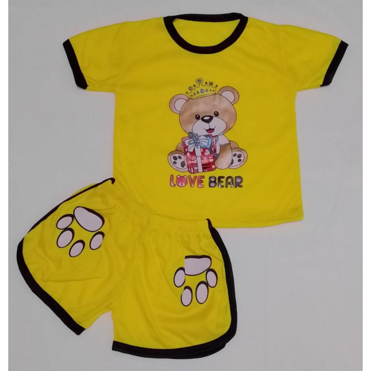 setelan anak playset #CUPA CUPA# setelan anak balita #LOVE BEAR# size S,M,L,XL,XXL...