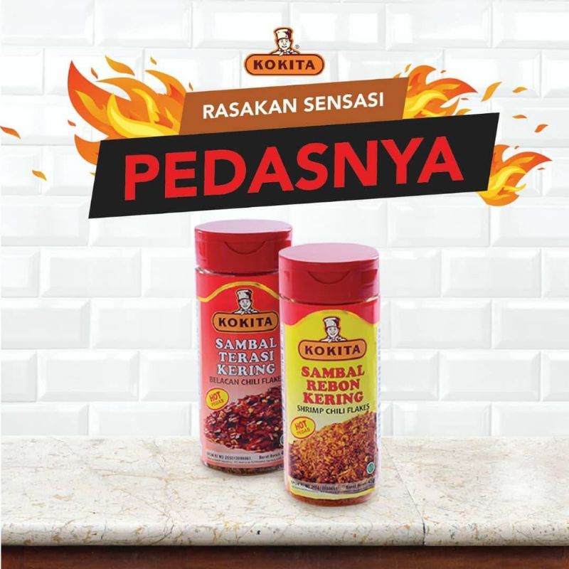 

kokita-sambal terasi kering 45gr orange