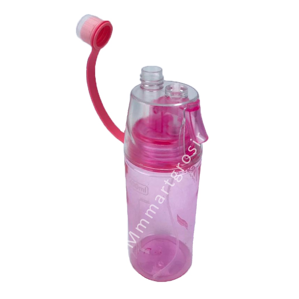 Now.E  New Button / Botol Minum / Botol plastik / Pink /400ml