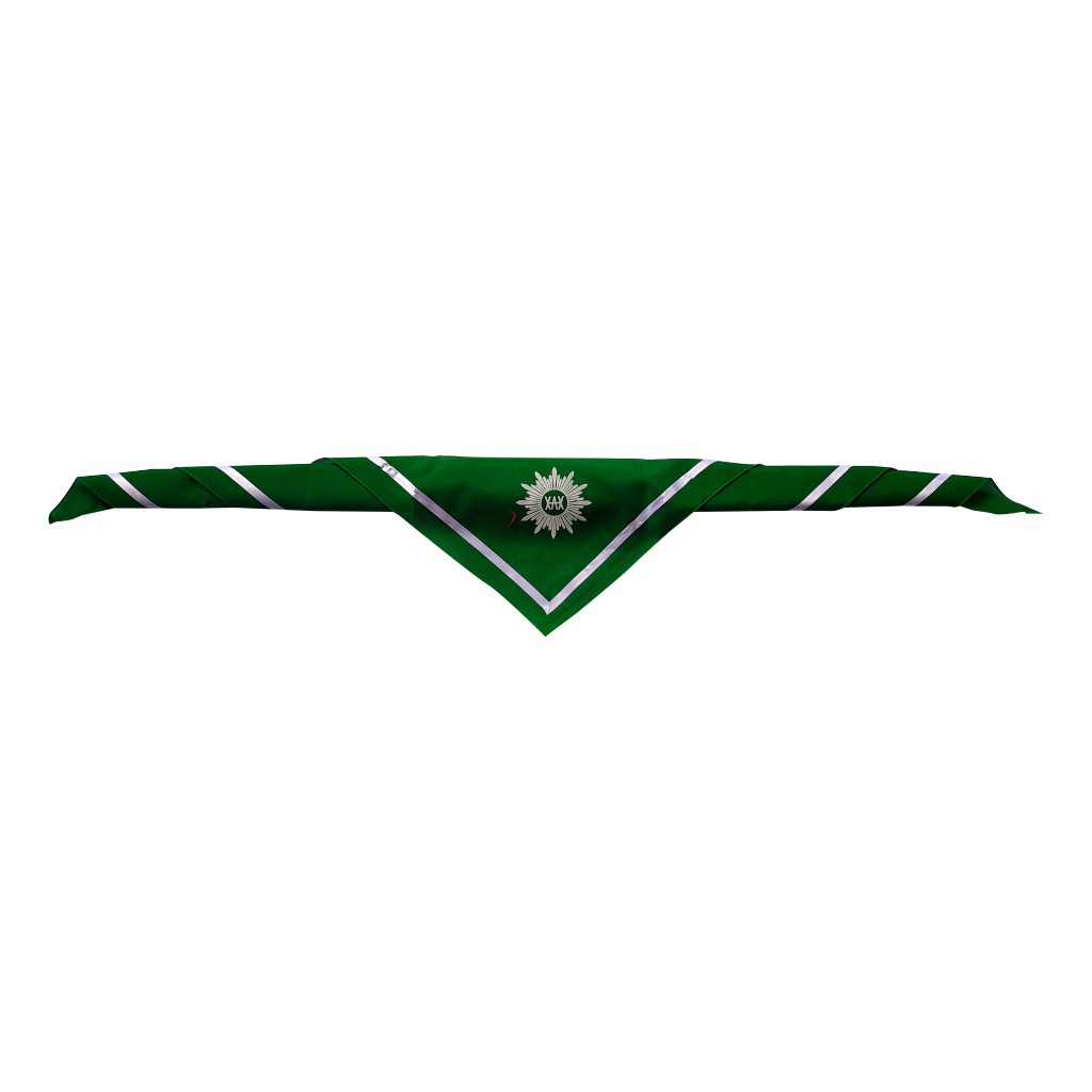 Hasduk | Kacu | Syal HW Hizbul wathan SD | SMP | SMA Panjang 120cm-Pita putih 120cm