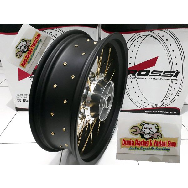 BRILIANT Sepaket Velg Tapak lebar 300-450 ring 17 Megapro-CB150R-CB 150 new-Tiger revo-CBR