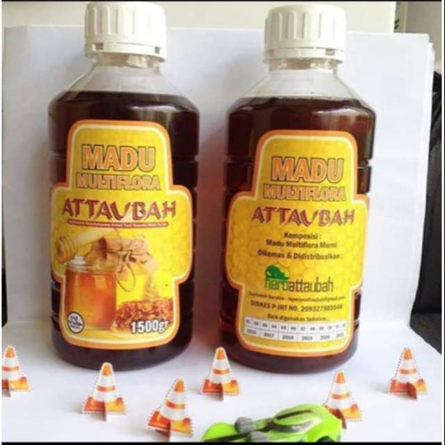 

Madu Multiflora Attaubah 1500gram Multiflora Attaubah 1.5kg madu attaubah