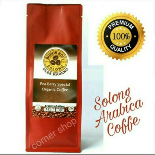 

Peaberry Special Organic Coffee Solong Ulee Kareng 200gr