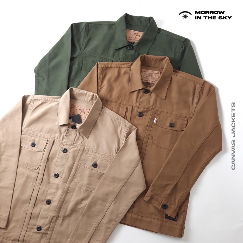 Trucker Jacket Canvas All Variant | Morrowsky