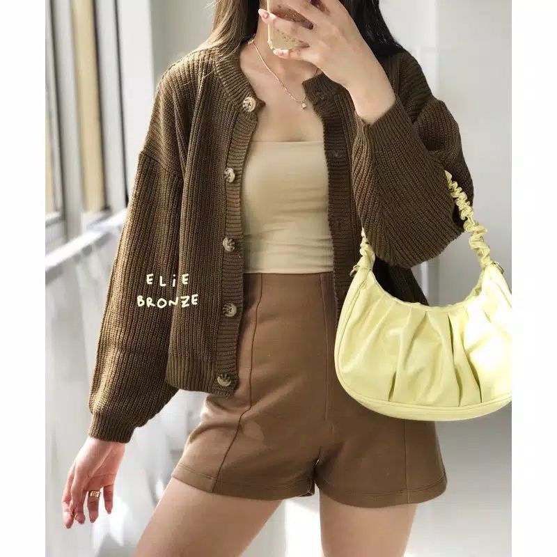 Belleza Outletbaju rajut Cardigan rajut atasan wanita Ellie