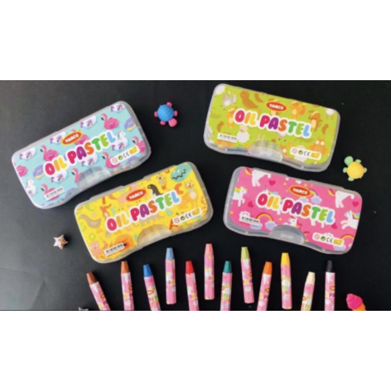 CRAYON BESAR 12warna/krayon/oil pastel/KRAYON BTS BT 21-1