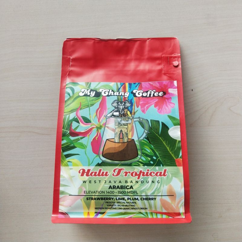 

Kopi Arabika Halu Tropical Medium Roast 200 gr Single Origin My Chang