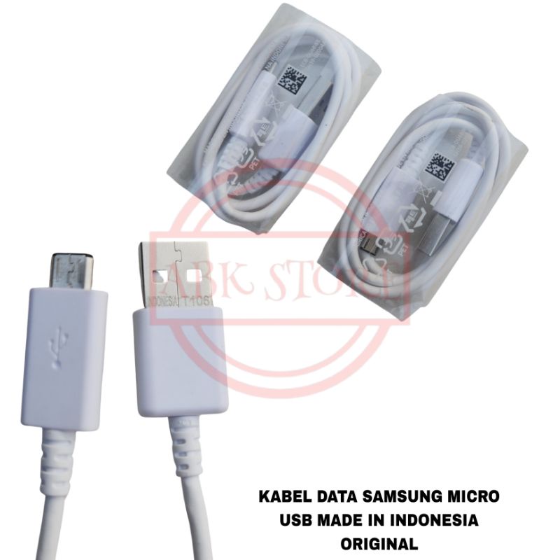 KABEL DATA CHARGER SAMSUNG MICRO USB ORIGINAL MADE IN INDONESIA