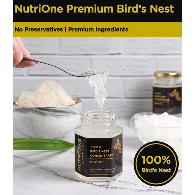 

Minuman Sarang Burung Walet / Bird Nest NutriOne 100% Asli - Premium