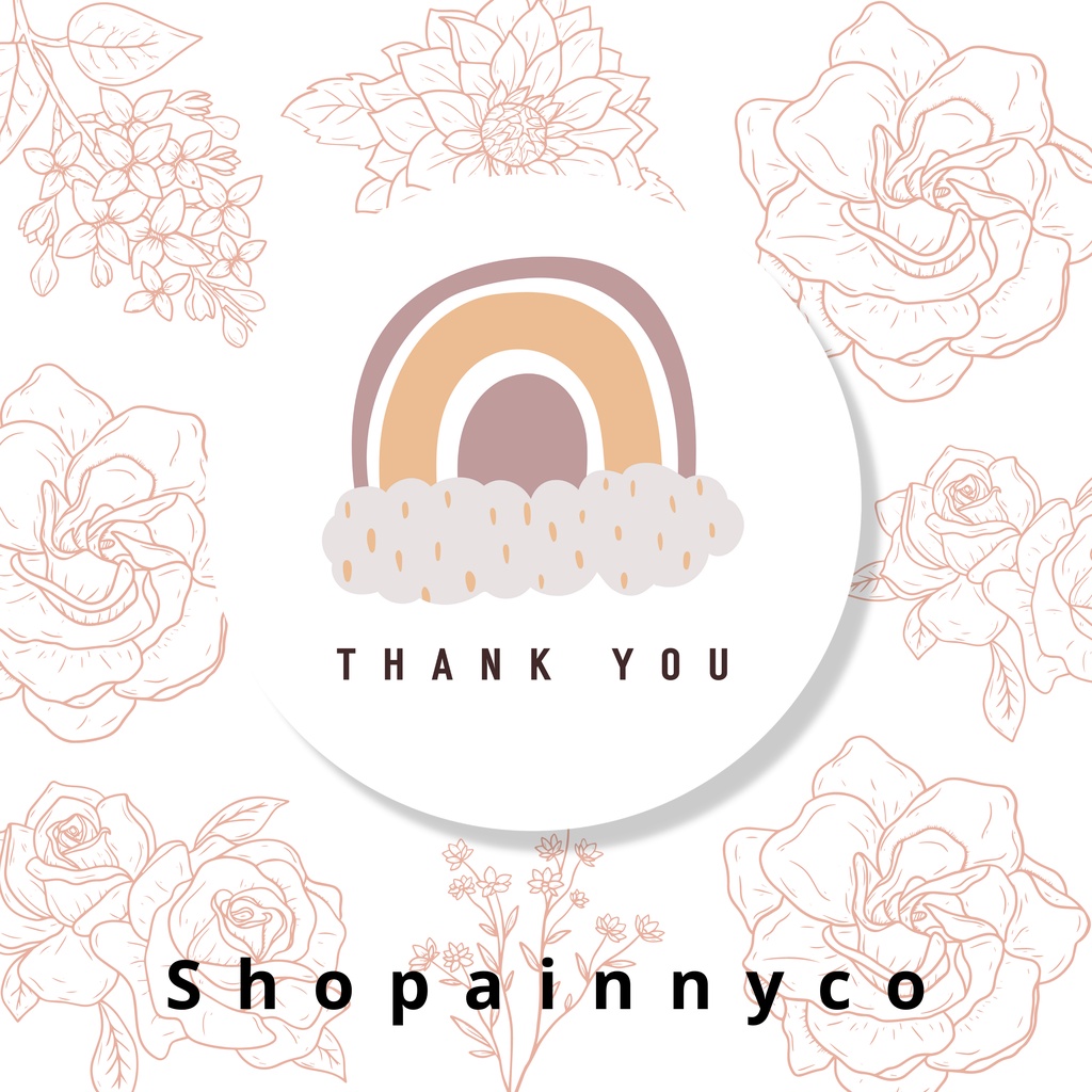 

Sticker Thank you untuk kemasan