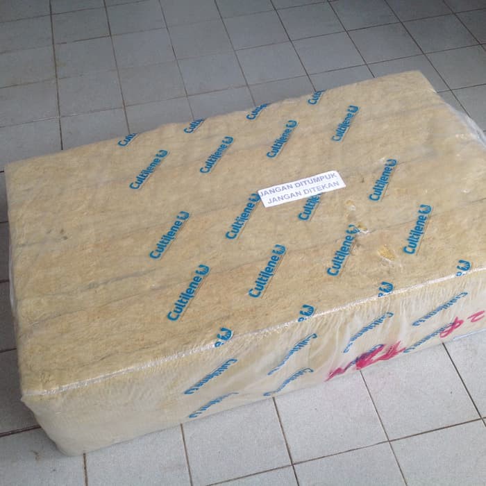 Jual Rockwool Cultilene Media Tanam Hidroponik per Slab 1 meter