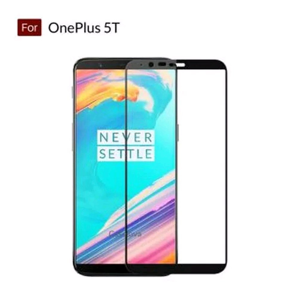 Tempered Glass One Plus 5T Warna Full Screen Cover One Plus 5 T